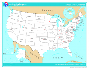 Estados de Estados Unidos y sus capitales